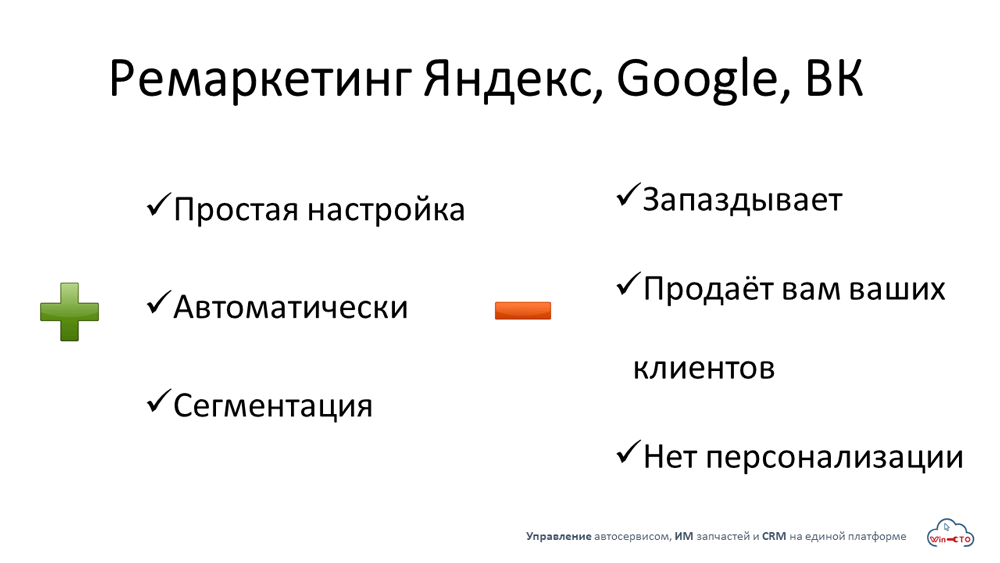 Ремаркетинг Яндекс Google ВК простая настройка сегментация  в Симферополе
